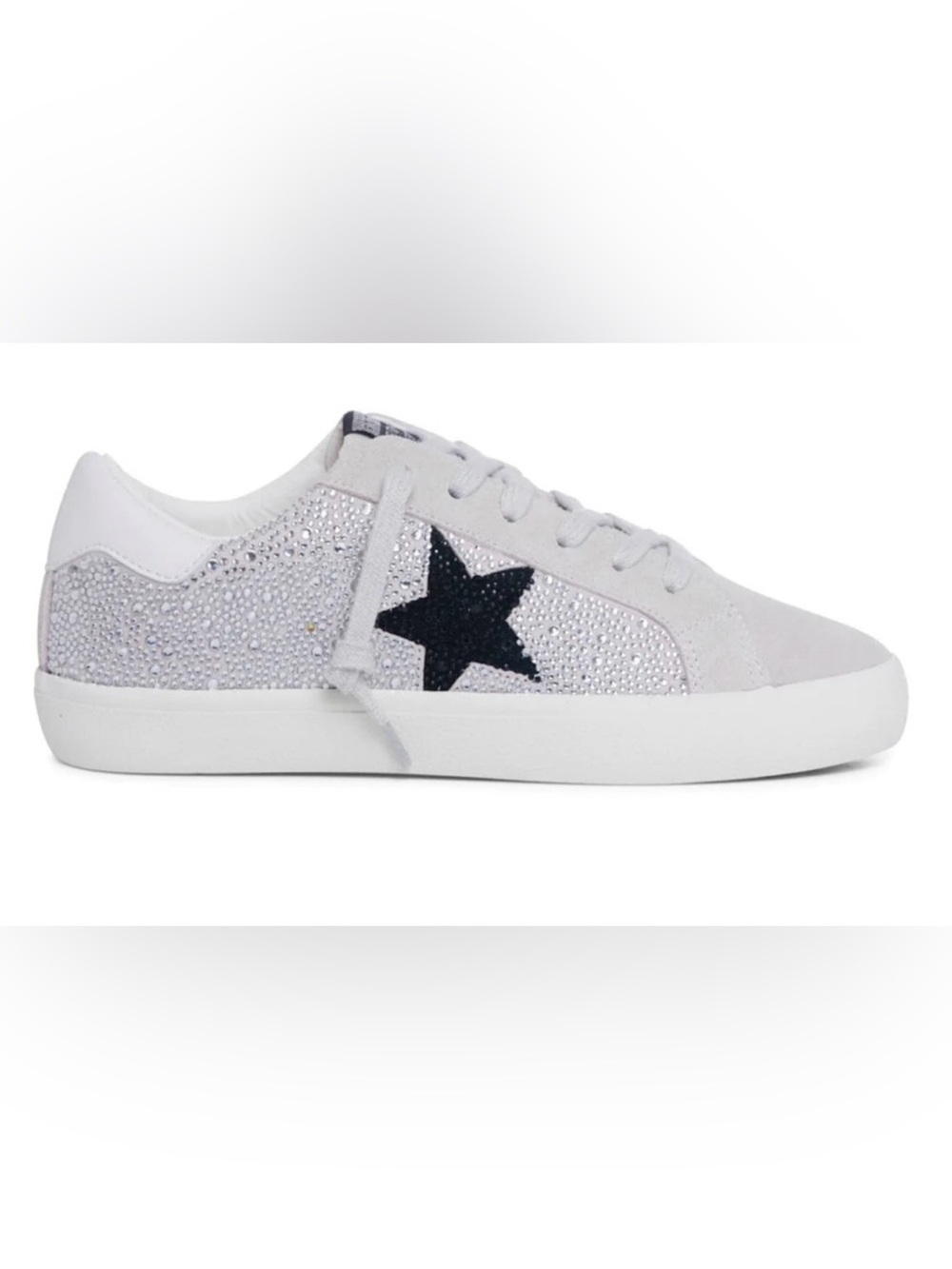 Vintage Havana  Sparkle Sneakers in white, Silver and Black   size 8   NWT